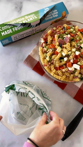 Ziptop Compostable Freezer-Safe Gallon Storage Bags