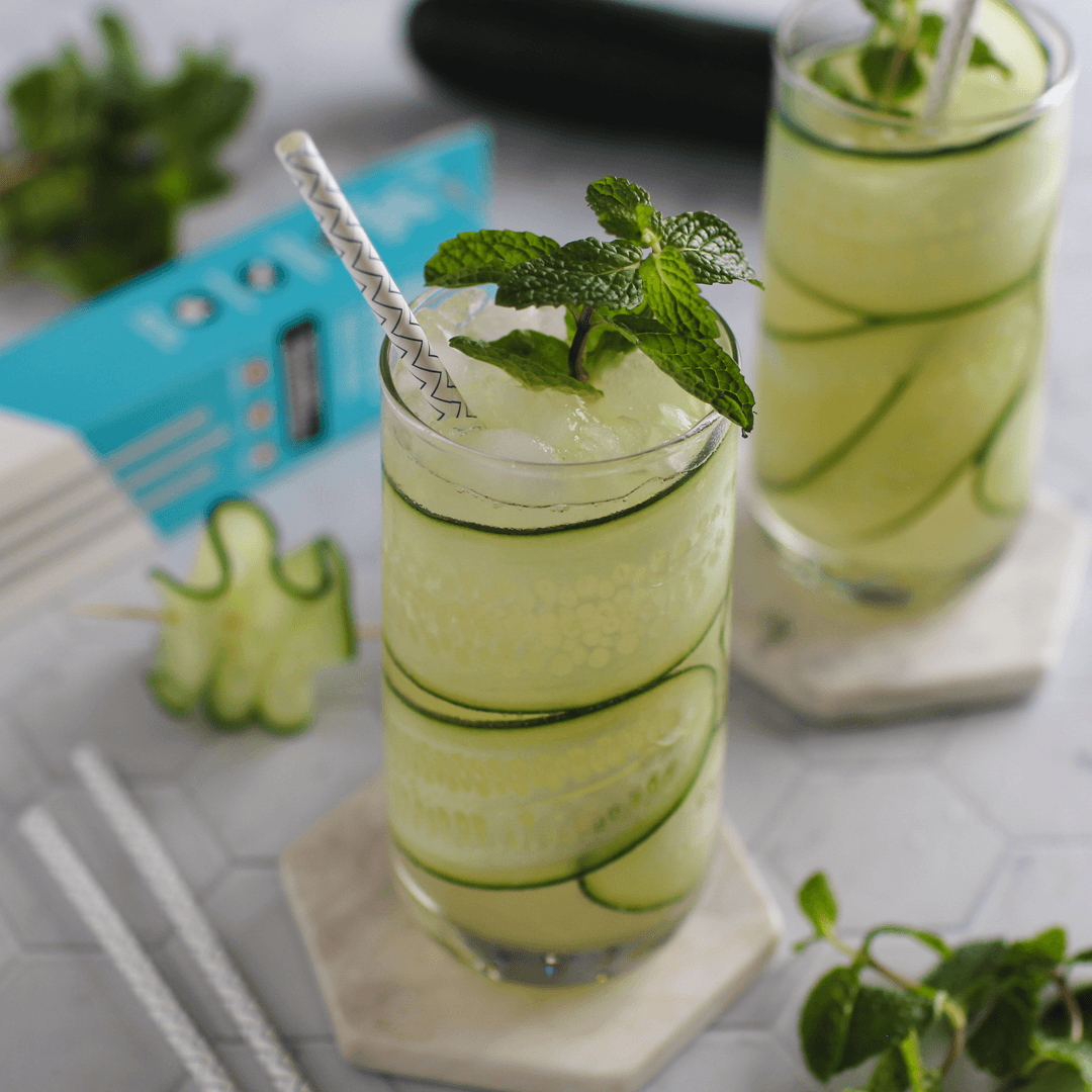 This Cucumber Cocktail is calm, cool, and collected for happy hour.
