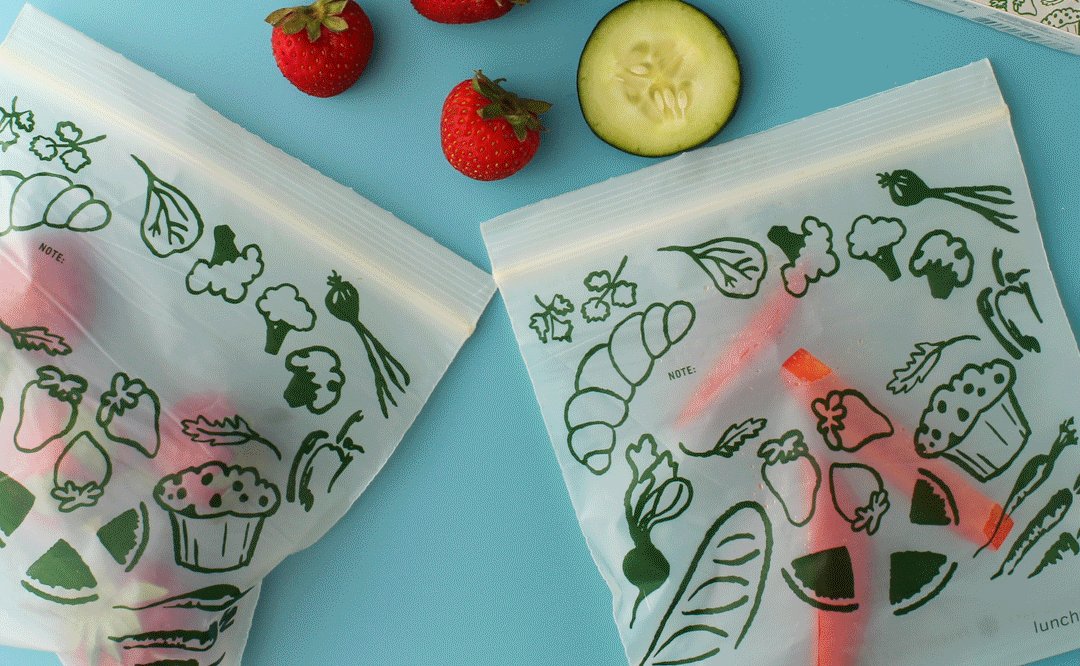 Image of Lunchskins Compostable Ziptop Food Storage