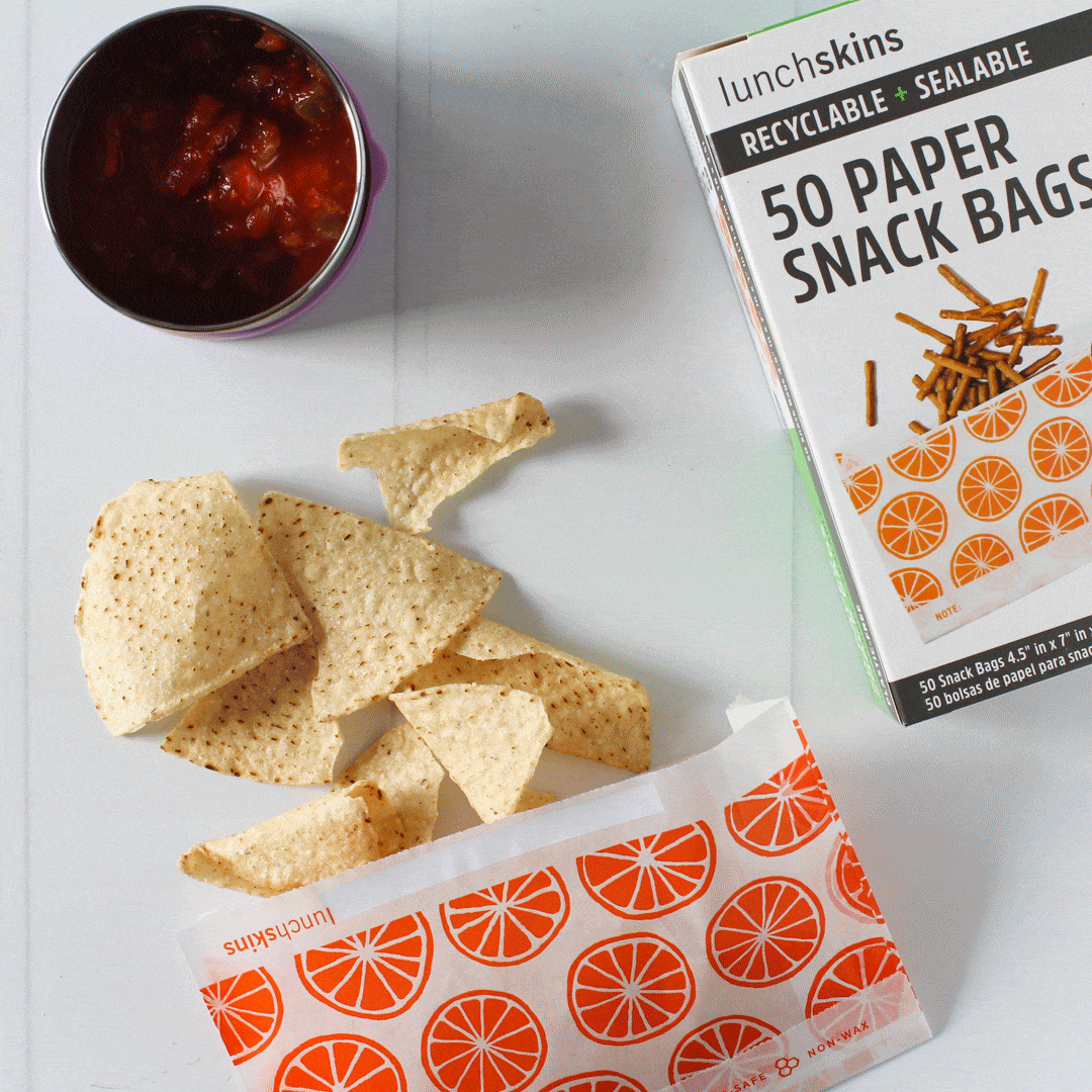 Image of Recyclable Paper Snack Bags - Lunchskins