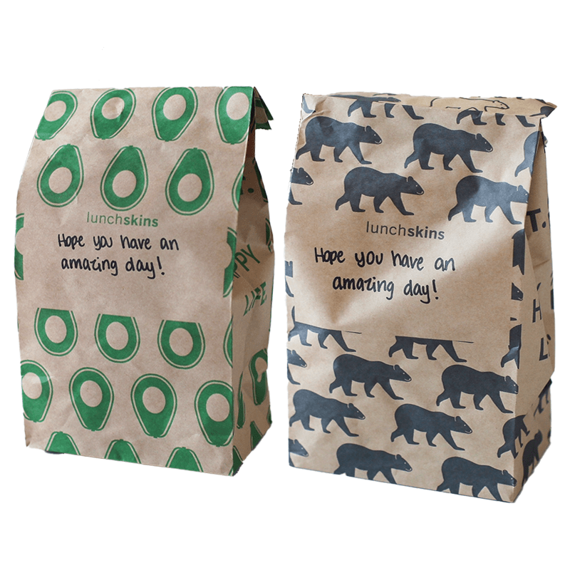 Image of Recyclable Paper Lunch Sacs Variety Pack - Lunchskins