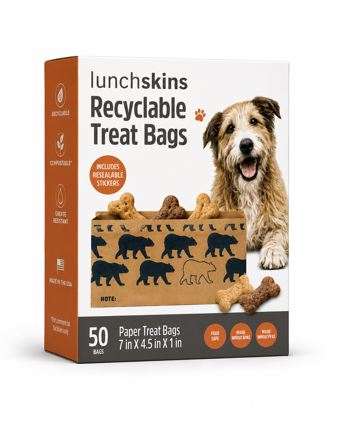 Image of Reyclable Pet Treat Bags