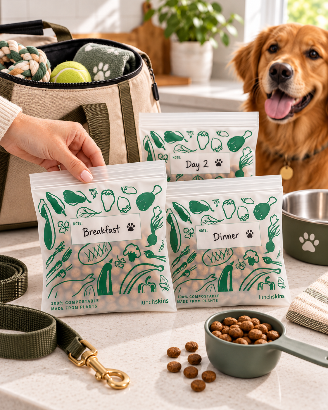Image of Pet Food & Travel Storage Bags– 50 Count