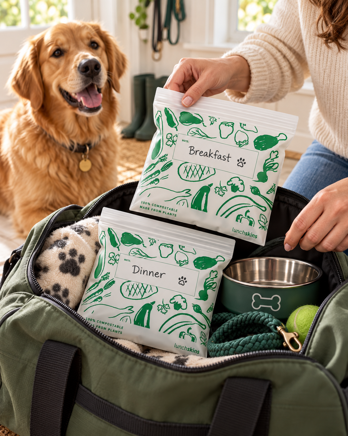 Image of Pet Food & Travel Storage Bags– 50 Count