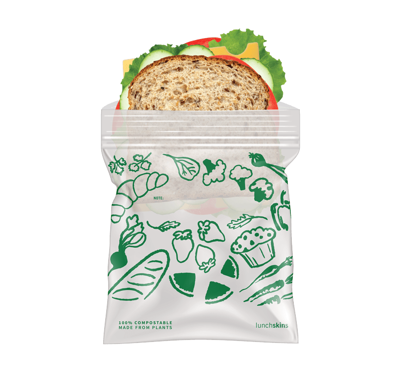 COMPOSTABLE SANDWICH BAG MADE FROM PLANTS