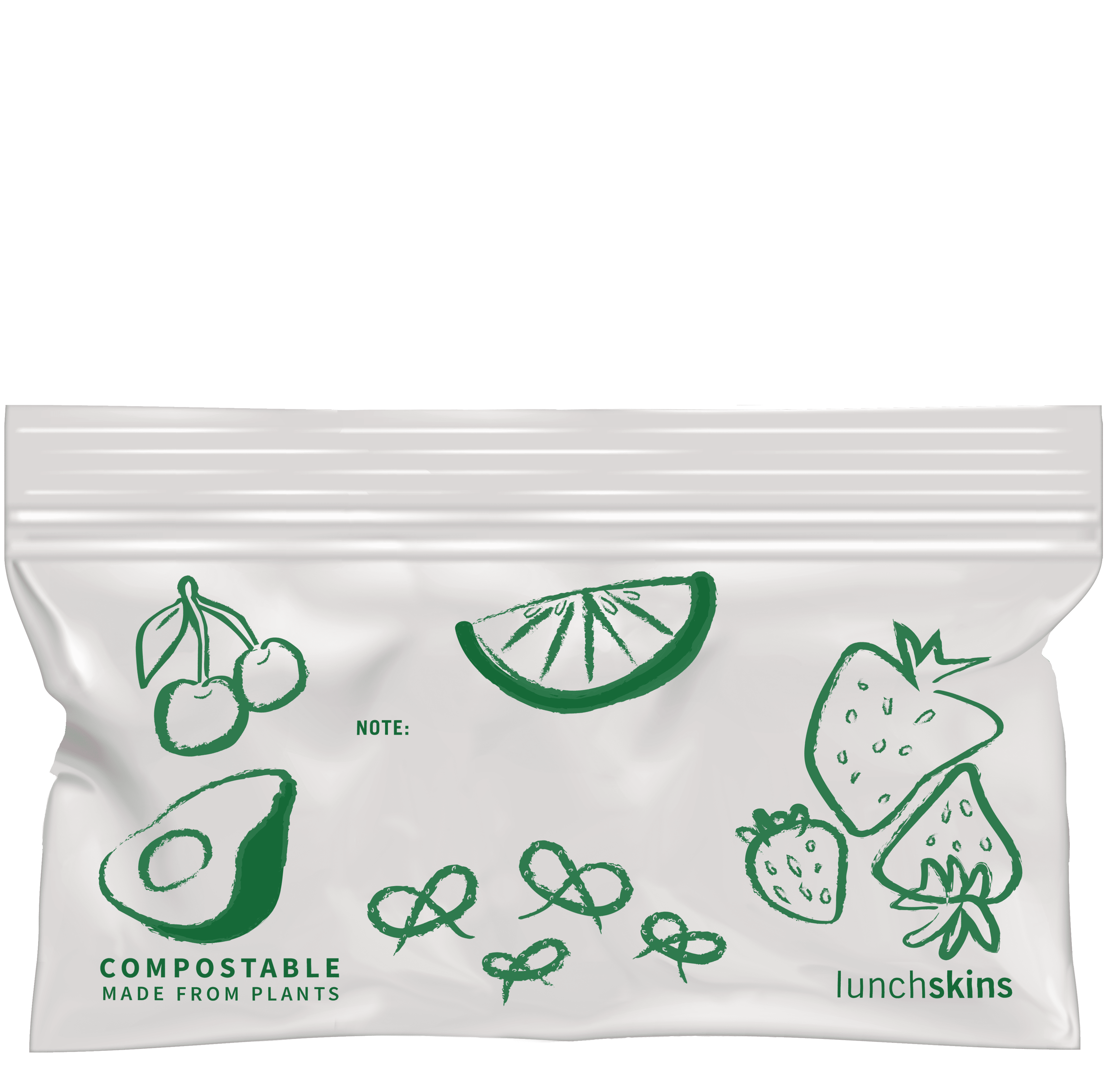 Image of Ziptop Compostable Freezer-Safe Snack Storage Bags - Lunchskins