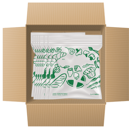 Ziptop Compostable Freezer-Safe Gallon Storage Bags - Lunchskins