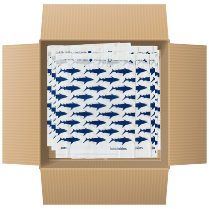 500 Self-Sealing Sandwich Bags - Shark