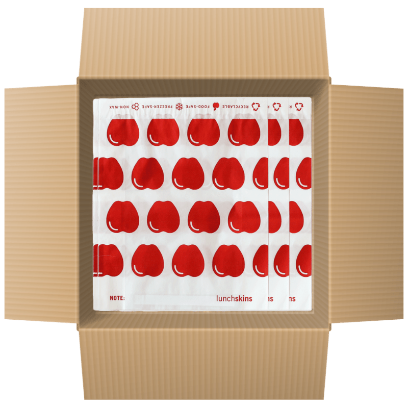 Image of 500 Self-Sealing Sandwich Bags - Shark - Lunchskins