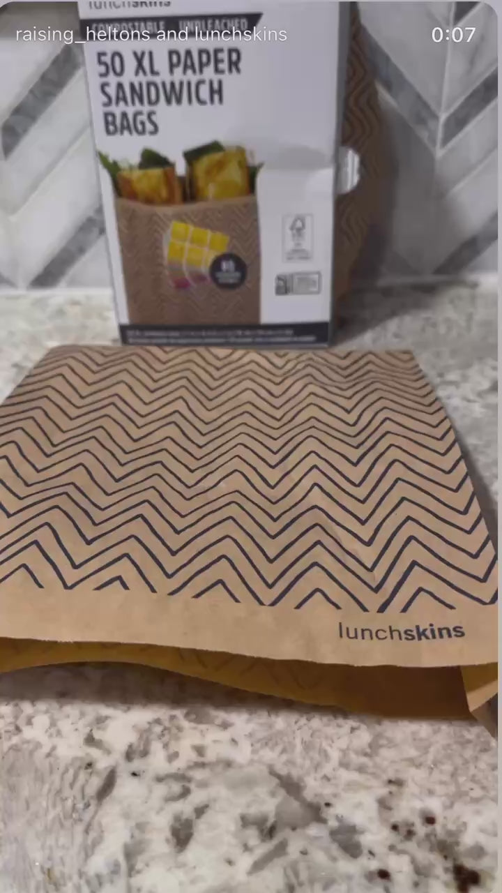 Image of Compostable Paper Quart (XL) Sandwich Bags