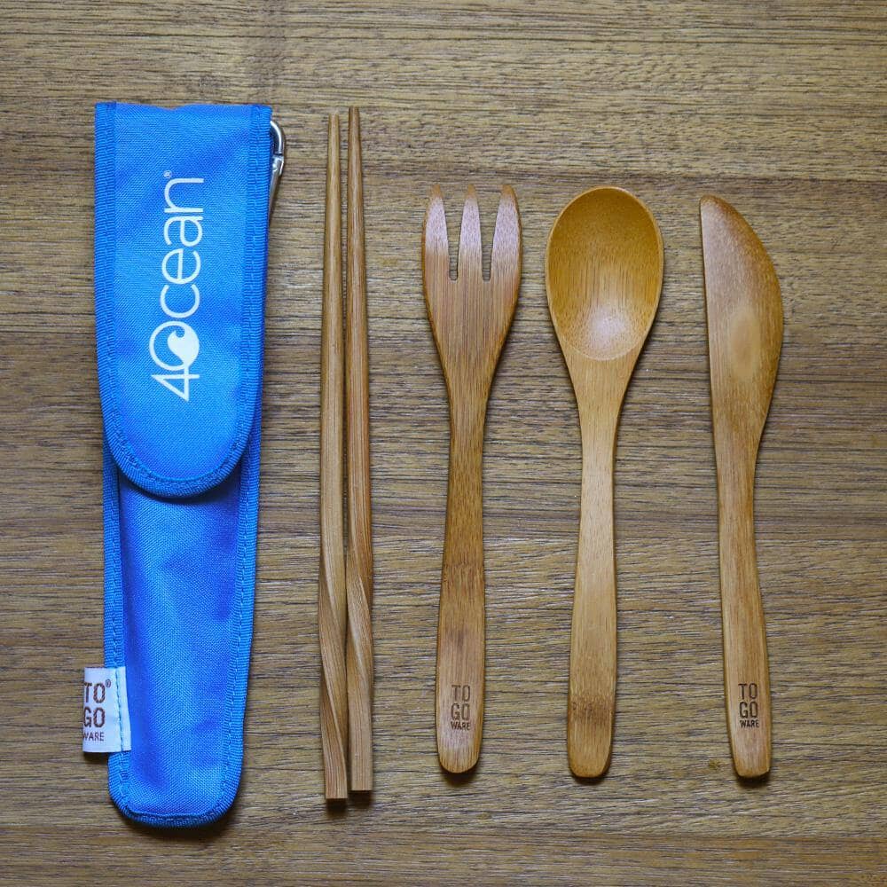 4ocean x To-Go Ware Bamboo Utensil Set – Lunchskins