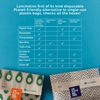 Unbleached + Non-Wax Paper Quart Bags 50 Count Box - Chevron