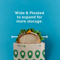 Image of Compostable Paper Sandwich Bags - Lunchskins