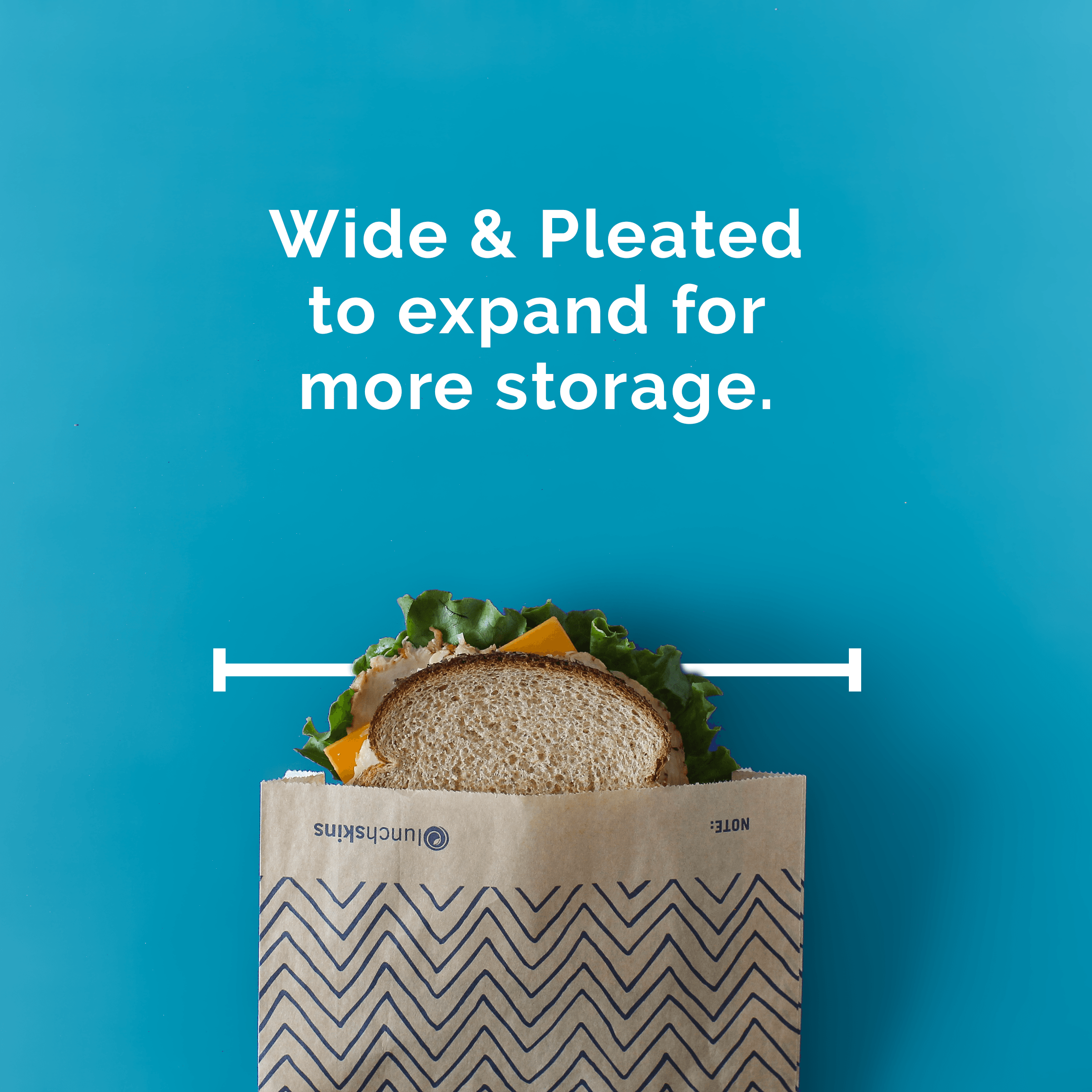 Image of Compostable Paper Quart (XL) Sandwich Bags - Lunchskins