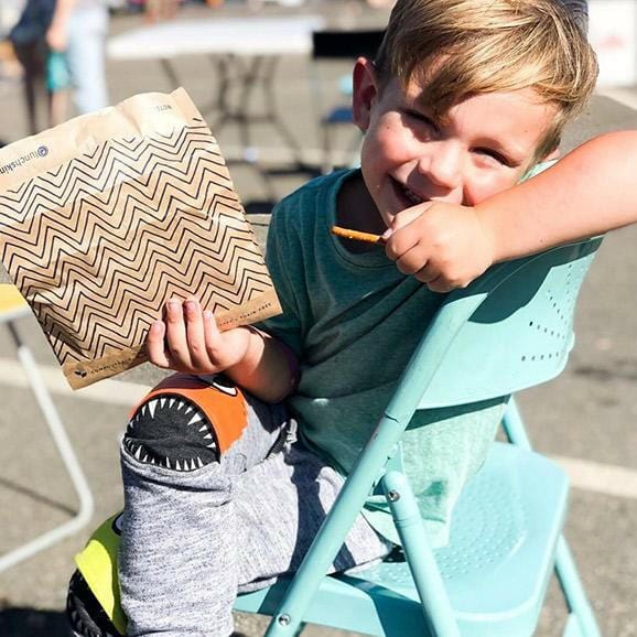 Compostable Paper Quart (XL) Sandwich Bags - Lunchskins