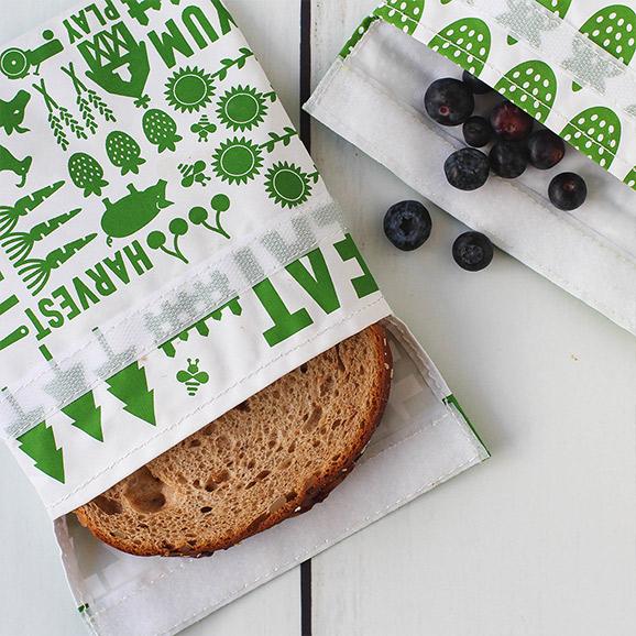 Reusable Lunch Bag Green Farm 2-Pack Bag Set food storage best reusable bag usa today