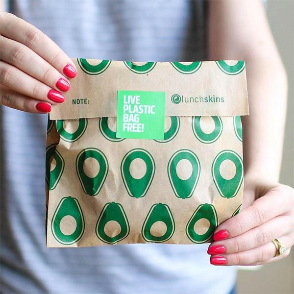 Image of Compostable Paper Sandwich Bags - Lunchskins